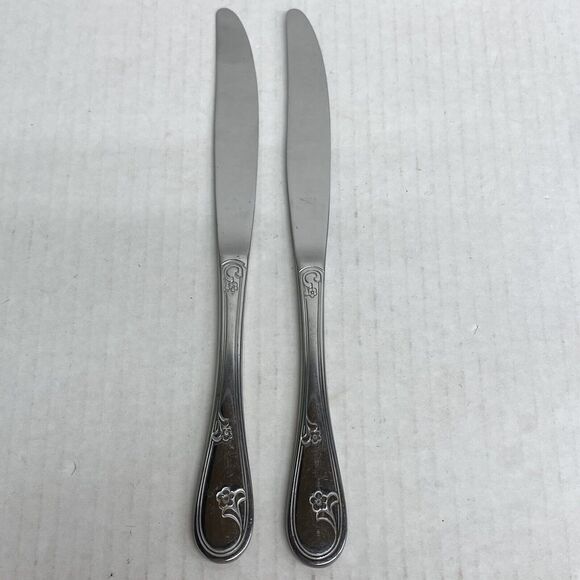 Northland Oneida Devon Mixed Lot Of 11 Flatware Stainless Korea Flowers Dining - Picture 11 of 11